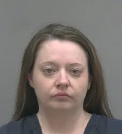 Booking photograph for Elizabeth Ellison Mary