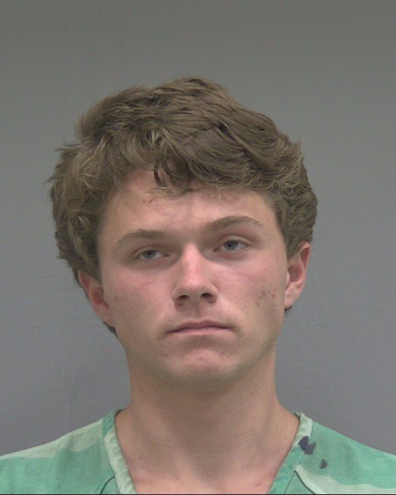 Booking photograph for CALEB JORDAN TIETZE
