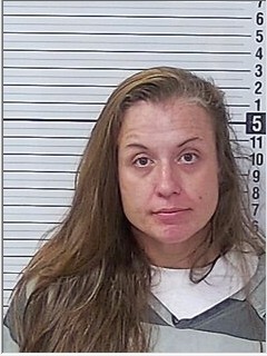 Booking photograph for LAURA ANNE CHRISTENSEN