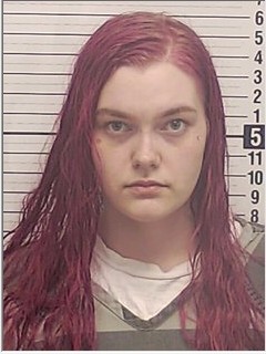 Booking photograph for BREANNA MARIE COOPER