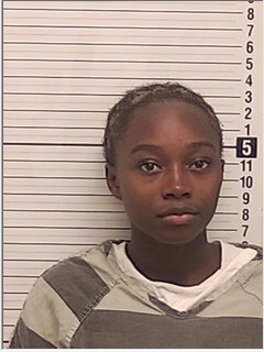 Booking photograph for JAKIRA ALIZE FENNELL