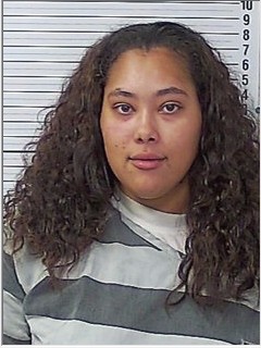 Booking photograph for LEILA MAE BEEMAN