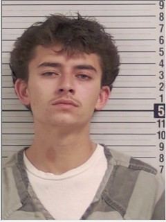 Booking photograph for LUCAS ALAN MONK