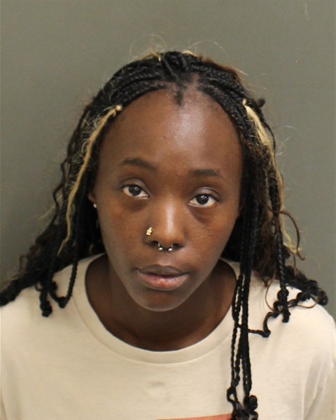Booking photograph for EBONY NICOLE KIRKLAND