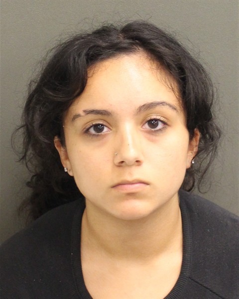 Booking photograph for LAYLA MARIE PARVEZ