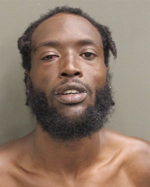 Booking photograph for ROMAINE RUSHANE THOMPSON