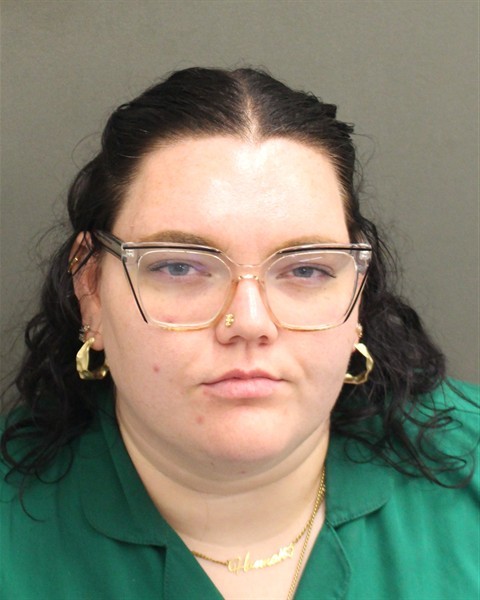 Booking photograph for HANNAH REAGHAN MCKI MERCER