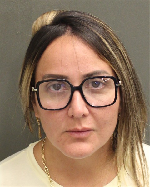 Booking photograph for MARIEL ROJAS