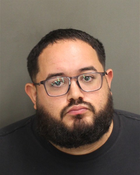Booking photograph for JONATHAN ROSA