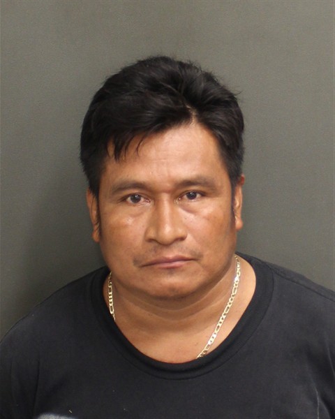 Booking photograph for JORGE COCICAL