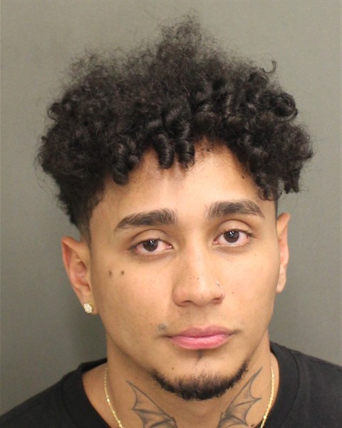 Booking photograph for JORDAN ANDRES CALEROAVILA