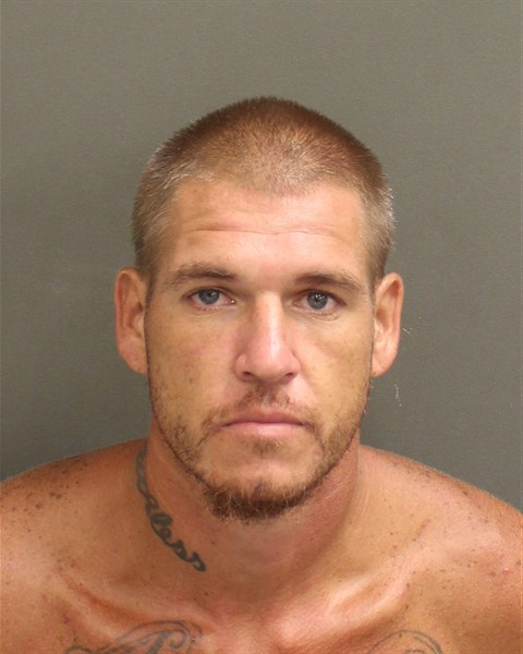 Booking photograph for DUSTIN ADKINS