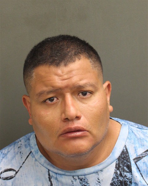 Booking photograph for JUBY MANUEL VERA