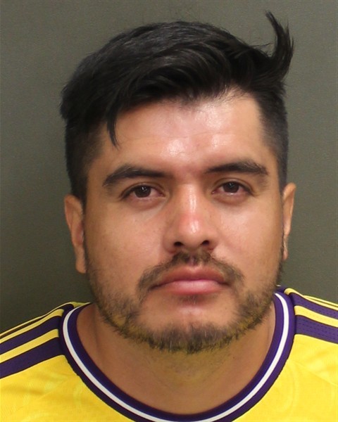 Booking photograph for JULIAN DAVID DIAZMONROY