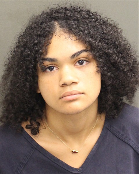 Booking photograph for GIANNA RAVEN JEROME