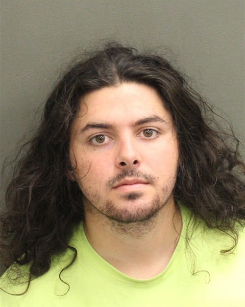 Booking photograph for LUCAS GILBERT VANHOEK