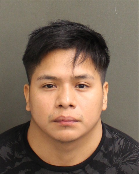 Booking photograph for JUAN FRANCISCOTSINAMENDOZ