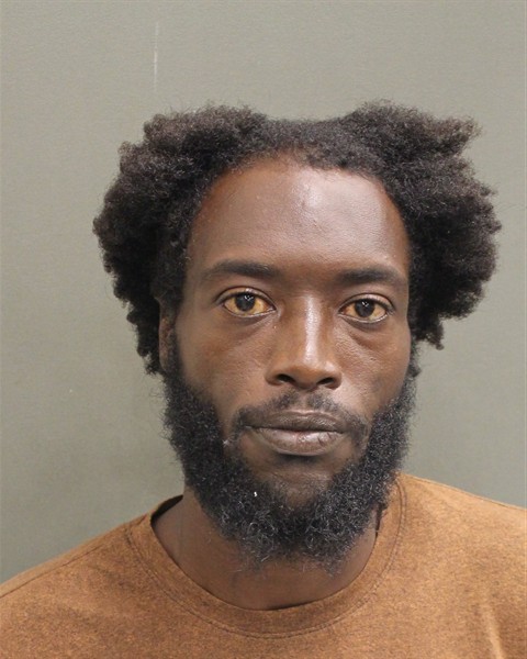 Booking photograph for ROMAINE RUSHANE THOMPSON