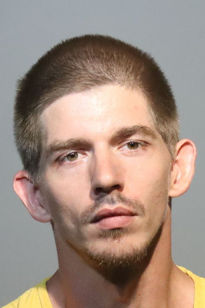 Booking photograph for DARREN MACKEY