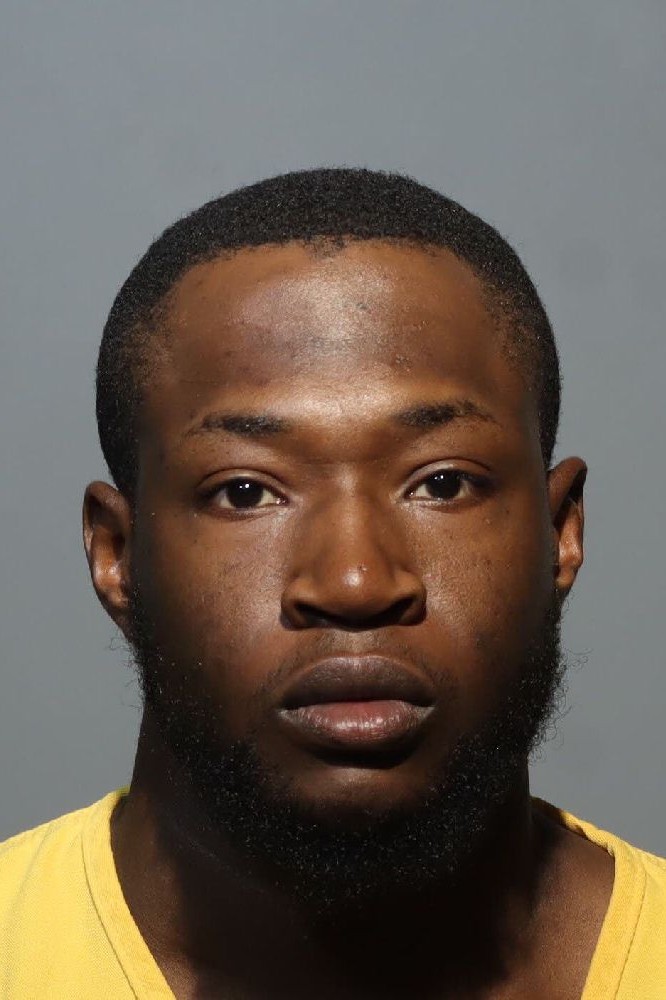 Booking photograph for JOSHUA DESHAWN HARMON