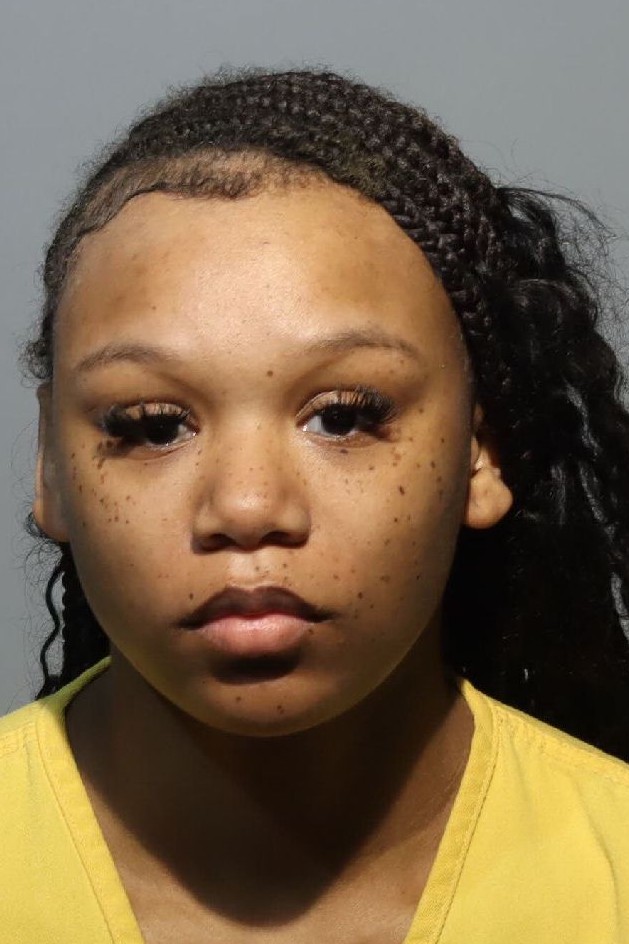 Booking photograph for JAHRIA HARRIS