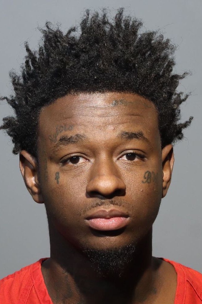 Booking photograph for MALCOLM HOLLOWAY