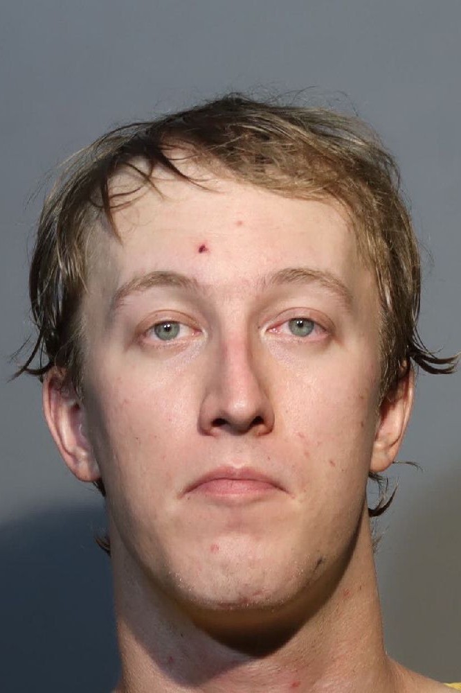 Booking photograph for TANNER JAMES TINSLEY
