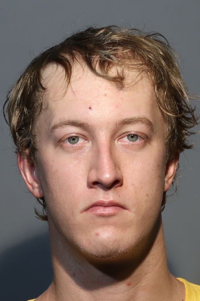 Booking photograph for TANNER JAMES TINSLEY