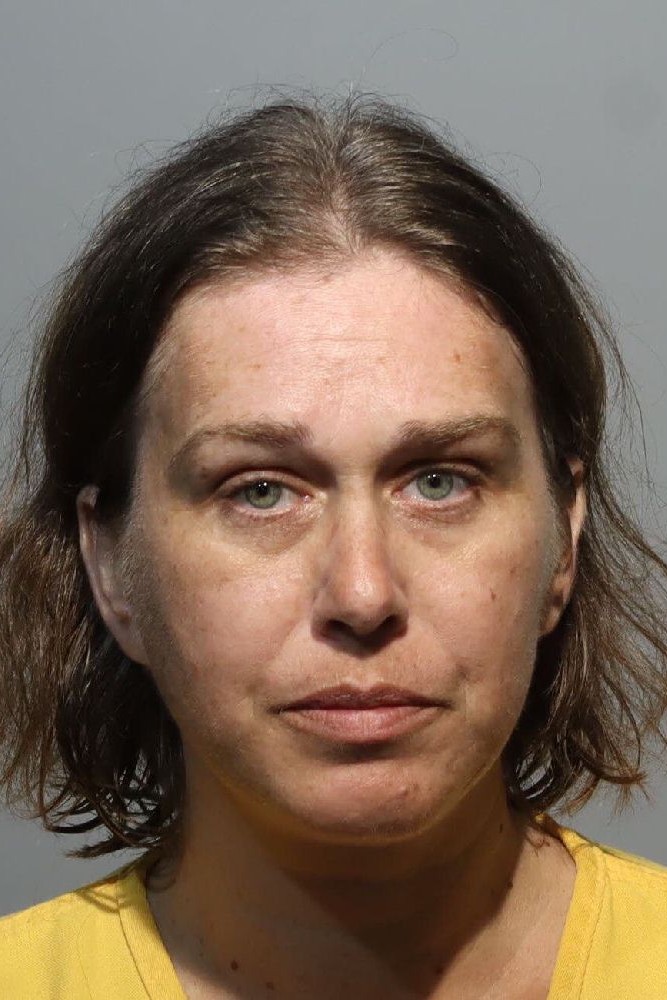 Booking photograph for CHRISTINA BURKHOLDER