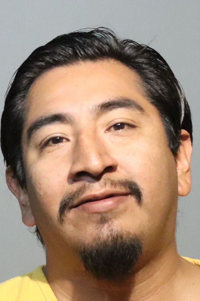 Booking photograph for BRIAN ALI PEREZ