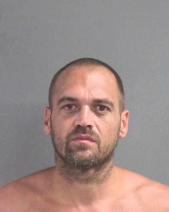 Booking photograph for DANIEL A MERRILL