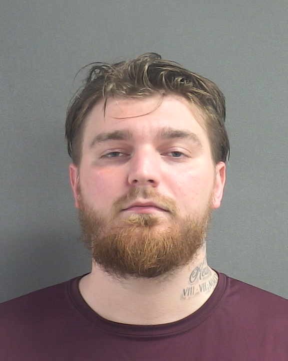 Booking photograph for AARON ROBERT HEADDY