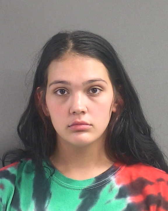 Booking photograph for JAELYNE RAYN HAGG